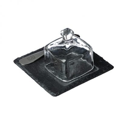 Just Slate Mini Butter Cloche & Knife